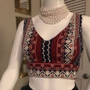 Forever 21 Boho crop top